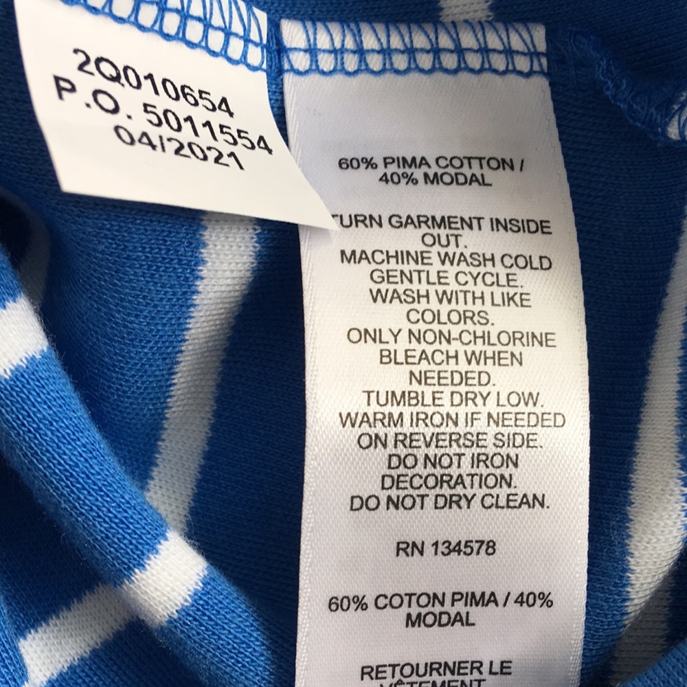Vineyard Vines Blue and White Tank Dress. New with tags. Size 3X. - Picture 6 of 8